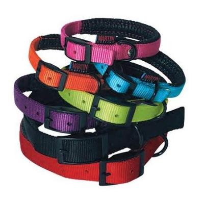 Collier chien nylon uni droit confort martin sellier p 377 37718