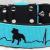Collier ecg staffie turquoise