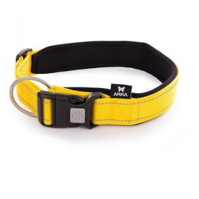 Collier jeune staffie jaune