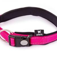 Collier jeune staffie rose