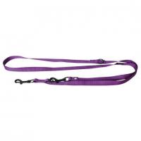 Laisse 3 positions violet